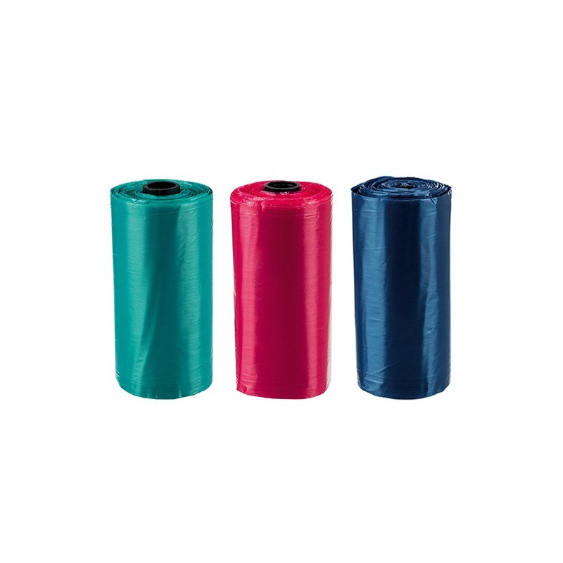 TRIXIE Woreczki na nieczystości z uchwytami 3 rolki po 15 sztuk