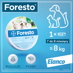 BAYER Obroża Foresto dla psów i kotów 38 cm
