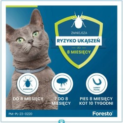 BAYER Obroża Foresto dla psów i kotów 38 cm