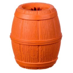 BARRY KING Beczka na przysmaki 8cm x 13cm - pomarańczowa