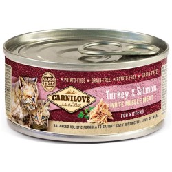 CARNILOVE Cat Kittens Turkey and Salmon - puszka 6x 100g