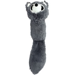 PET NOVA Lis - pluszowy, szary, piszczący 41cm