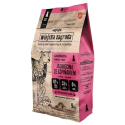 WIEJSKA ZAGRODA dla szczeniąt - Jagnięcina ze szpinakiem 2kg
