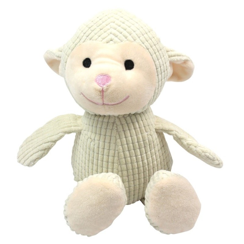 PET NOVA Owca beżowa  - pluszowa, piszcząca 32cm