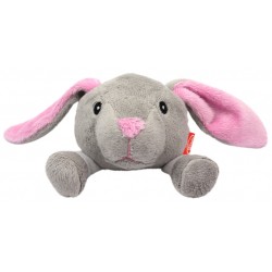 PET NOVA Głowa królika - pluszowa, piszcząca 12,5cm