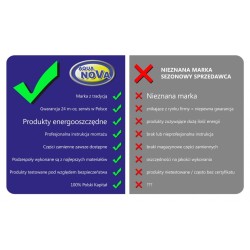 AQUA NOVA Pompa do oczka wodnego, ceramiczna oś wirnika 3500 L/h