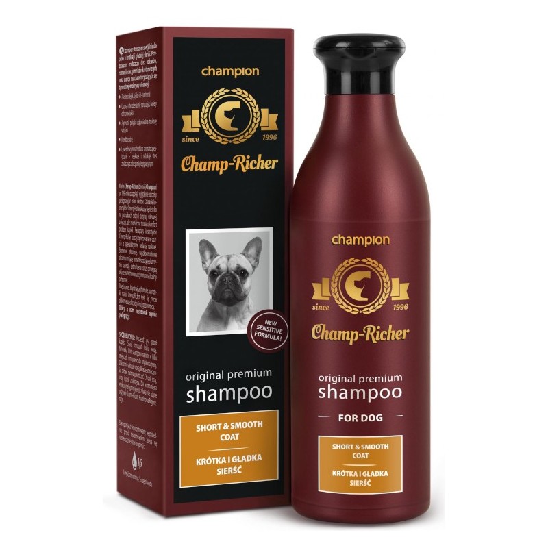 CHAMP-RICHER - szampon krótka i gładka sierść 250ml