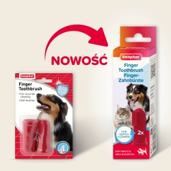 BEAPHAR Finger Toothbrush 2 szt. - szczoteczka do zębów naparstkowa