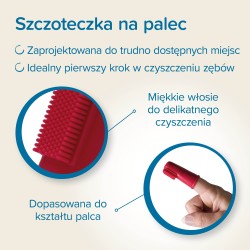 BEAPHAR Finger Toothbrush 2 szt. - szczoteczka do zębów naparstkowa