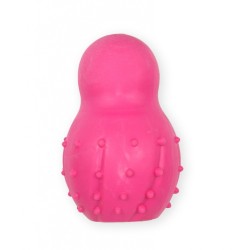 PET NOVA Jumper piłka z dzwonkiem o aromacie wołowiny 9,5cm - różowy