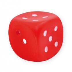 PET NOVA Kostka do rzucania 6cm - czerwona