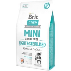 BRIT CARE Mini Light & Sterilised - Rabbit & Salmon 400g