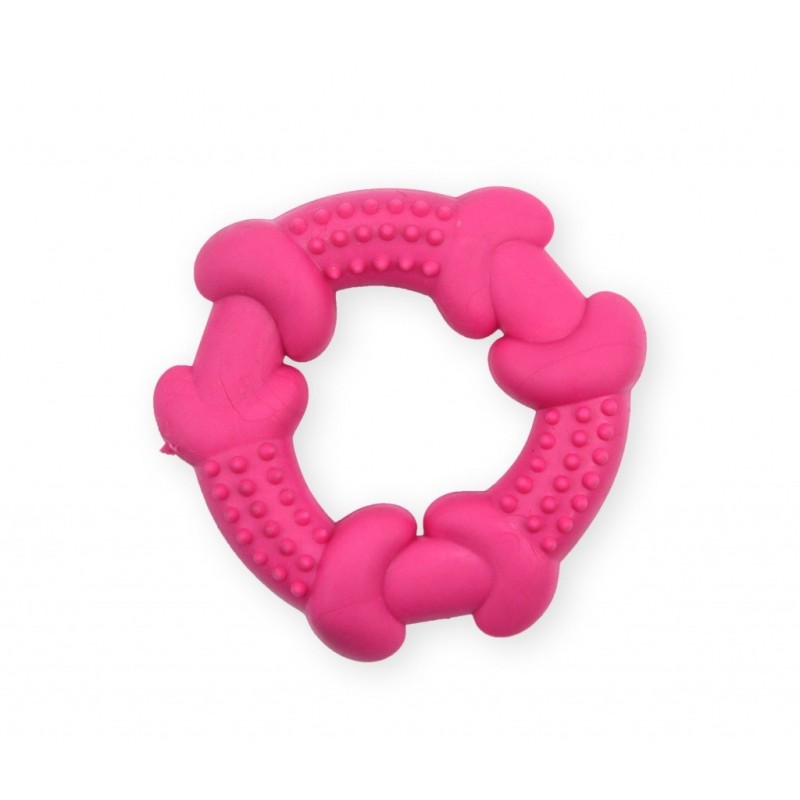 PET NOVA Ringo grube aromacie mięty 10,5cm - różowe