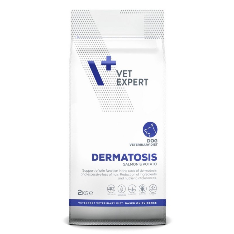 VETEXPERT 4T Veterinary Diet Dog Dermatosis Salmon & Potato 12x 300g