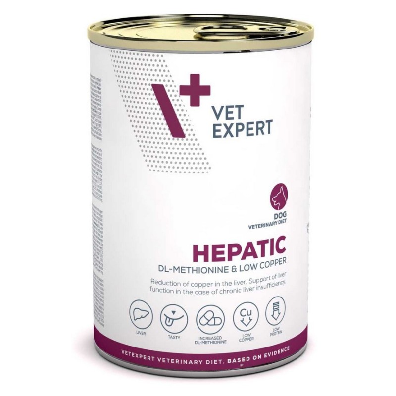 VETEXPERT 4T Veterinary Diet Dog Hepatic (puszka) 12x 400g (puszka)
