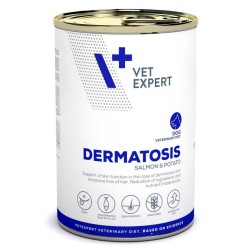 VETEXPERT 4T Veterinary Diet Dog Dermatosis Salmon & Potato 400g (puszka) 12x 400g (puszka)