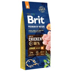 BRIT Premium by Nature Junior M (Medium) 15 kg