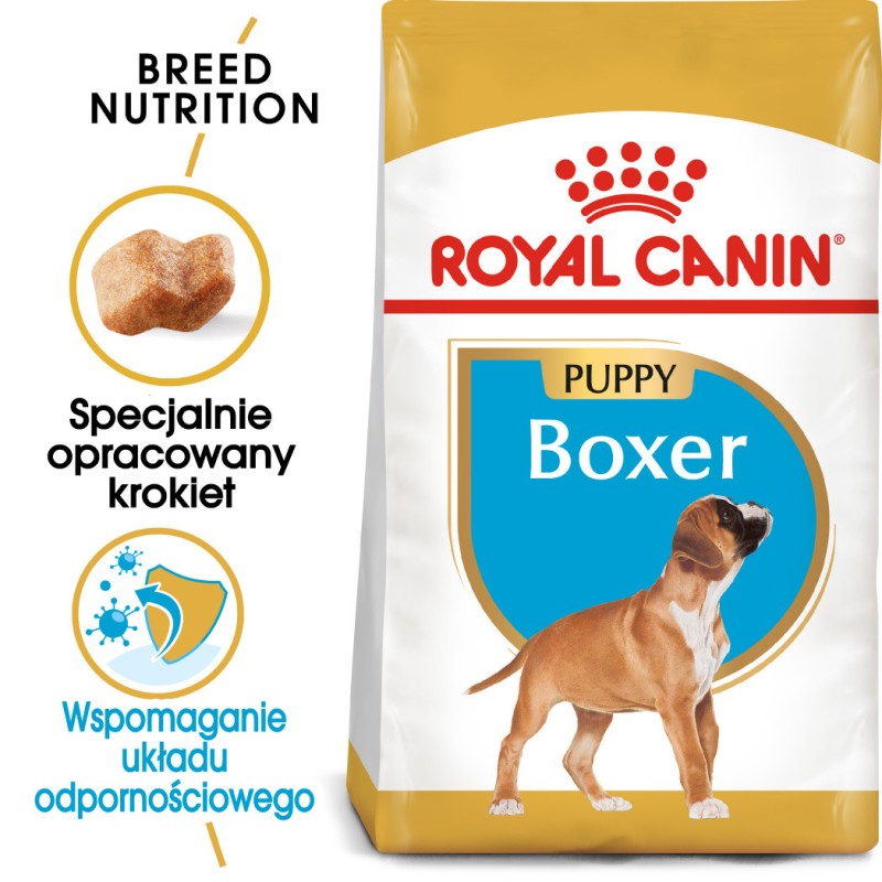 ROYAL CANIN Boxer Puppy karma sucha dla szczeniąt do 15 miesiąca, rasy bokser 12kg