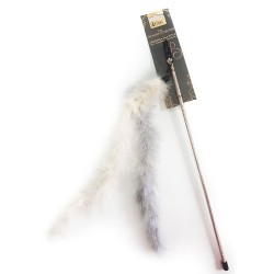 DINGO Wędka dla kota Glamour - Pióra