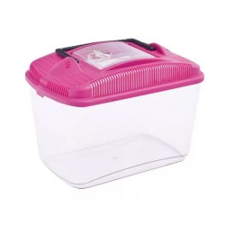 PET INN Transporter plastikowy Amber Midi - Fuksja