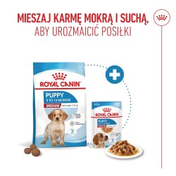 ROYAL CANIN Medium Puppy karma sucha dla szczeniąt, od 2. do 12. miesiąca, ras średnich 15 kg