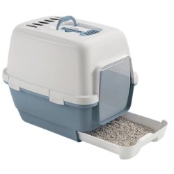 ZOLUX Toaleta / Kuweta Cathy Clever & Smart z filtrem - Niebieska