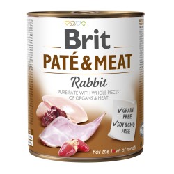 BRIT Paté & Meat Rabbit 400g (puszka)