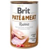BRIT Paté & Meat Rabbit 12x 400g (puszka)