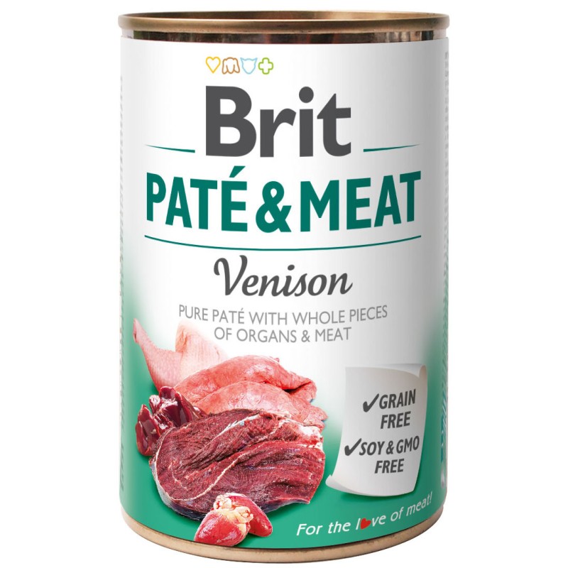 BRIT Paté & Meat Venison 12x 800g