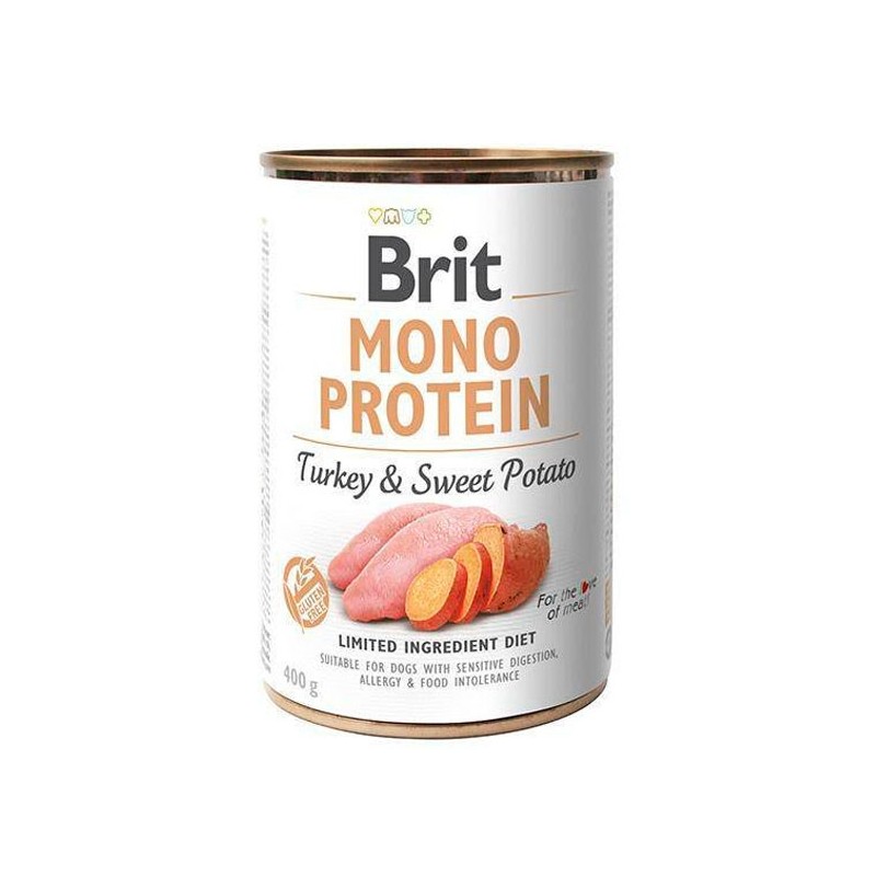 BRIT Mono Protein Turkey and Sweet Potato 12x 400g (puszka)