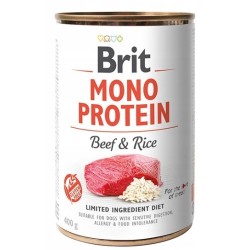 BRIT Mono Protein Beef and Rice 12x 400g (puszka)