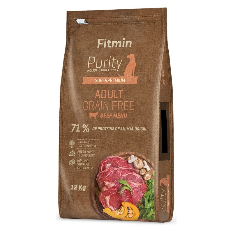 FITMIN Purity Grain Free Adult Beef 12 kg