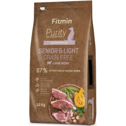 FITMIN Purity Grain Free Senior & Light Lamb 2x 12kg