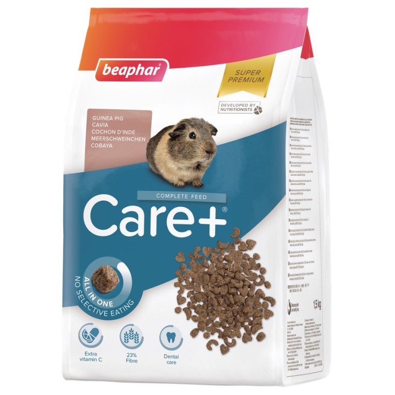 BEAPHAR Care+ Guinea Pig - karma dla świnki morskiej 1,5kg