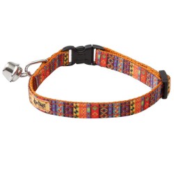 DINGO Obroża dla kota "America" 1cm x 29cm - Mexico