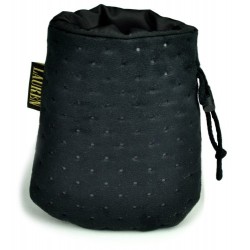 LAUREN DESIGN Pikowana torebka na smakołyki 15 x 13 cm - czarna