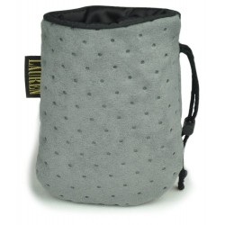 LAUREN DESIGN Pikowana torebka na smakołyki 15 x 13 cm - szara