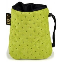 LAUREN DESIGN Pikowana torebka na smakołyki 15 x 13 cm - zielona