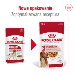 ROYAL CANIN Medium Adult karma mokra w sosie dla psów dorosłych ras średnich 140g