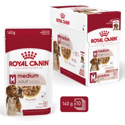 ROYAL CANIN Medium Adult karma mokra w sosie dla psów dorosłych ras średnich 140g