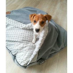 LAUREN DESIGN Norka NEL - szary / minky szary