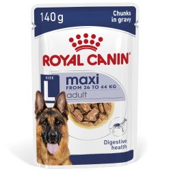 ROYAL CANIN Maxi Adult karma mokra, kawałki w sosie dla psów dorosłych, ras dużych 140g