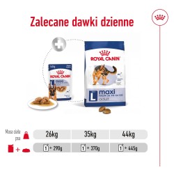 ROYAL CANIN Maxi Adult karma mokra, kawałki w sosie dla psów dorosłych, ras dużych 10x 140g