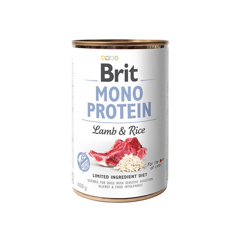 BRIT Mono Protein Lamb and Rice 12x 400g (puszka)