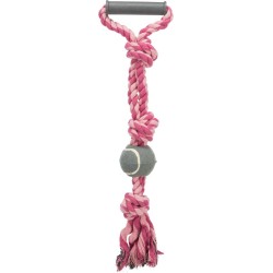 TRIXIE Sznur z piłką tenisową - ø 6 cm / 50 cm