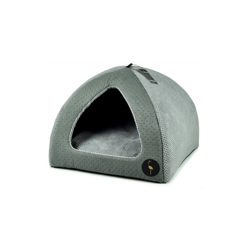 LAUREN DESIGN Budka BELLA - szara (pikowana) 50 x 50 cm