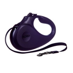 BARRY KING Smycz automatyczna dla psa (taśma) - czarna  S (5m / do 15kg )