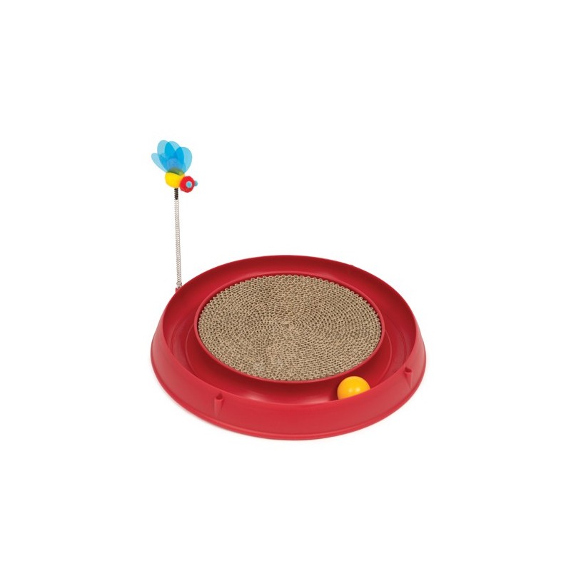 CATIT Tor Play'n Scratch z drapakiem - czerwony