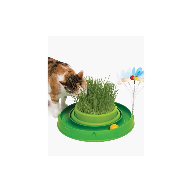 CATIT Tor Play'n Scratch z trawą - zielony