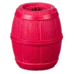 BARRY KING Beczka na przysmaki 8cm x 13cm - czerwona